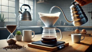 A-realistic-photographic-image-featuring-the-Melodrip-coffee-pour-over-dripper-in-use-The-image-shows-the-Melodrip-device-positioned-over-a-coffee-dr.webp