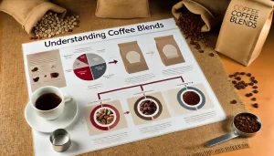 An-infographic-titled-Understanding-Coffee-Blends-illustrating-how-different-coffee-beans-are-blended-to-create-unique-flavor-profiles-The-image-sh.webp