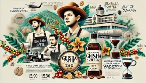 An-illustration-highlighting-the-most-expensive-coffee-variety-in-the-world-Geisha-Gesha-with-a-focus-on-Panamas-Esmeralda-Estate-The-image-shou.webp