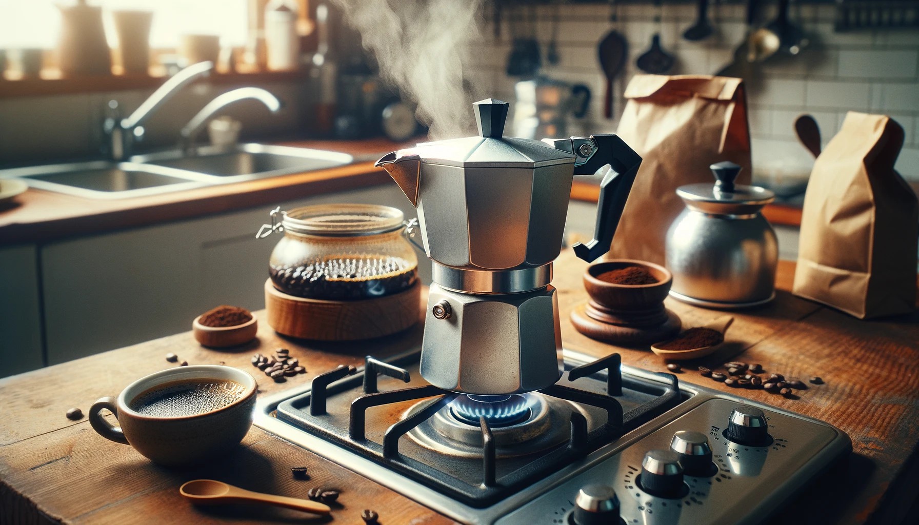 摩卡壺 濃縮咖啡 研磨 萃取 意式咖啡機 Moka pot espresso grinding extraction espresso machine