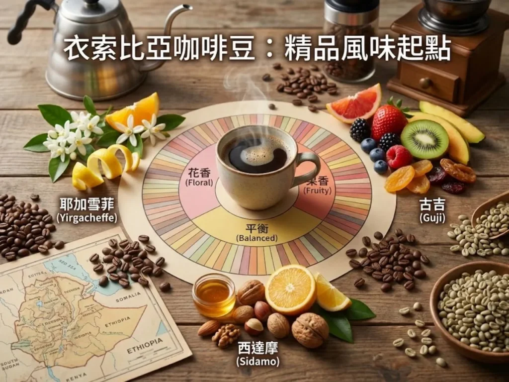 Ethiopian coffee bean recommendations 5 咖啡知識家 衣索比亞咖啡豆推薦 衣索比亞咖啡豆特色 衣索比亞咖啡產區 衣索比亞咖啡味道