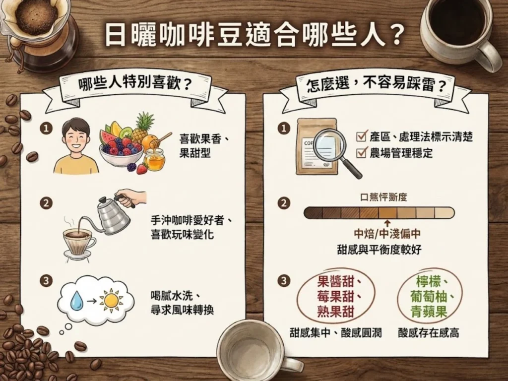 日曬咖啡豆推薦 精品咖啡豆推薦 手沖咖啡豆推薦 不酸咖啡豆推薦 咖啡處理法差異 中焙咖啡豆推薦 水洗處理咖啡 咖啡豆怎麼選 日曬處理咖啡 蜜處理咖啡