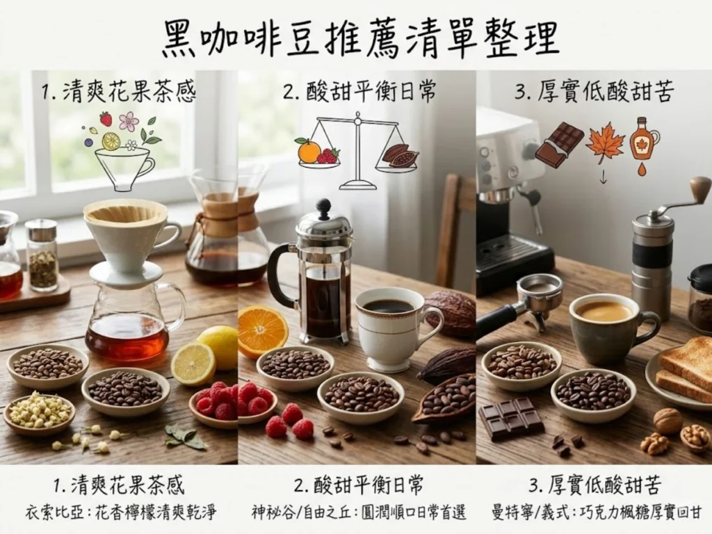 黑咖啡豆推薦 精品咖啡豆推薦 手沖咖啡豆推薦 不酸咖啡豆推薦 花香咖啡豆推薦 美式咖啡豆推薦