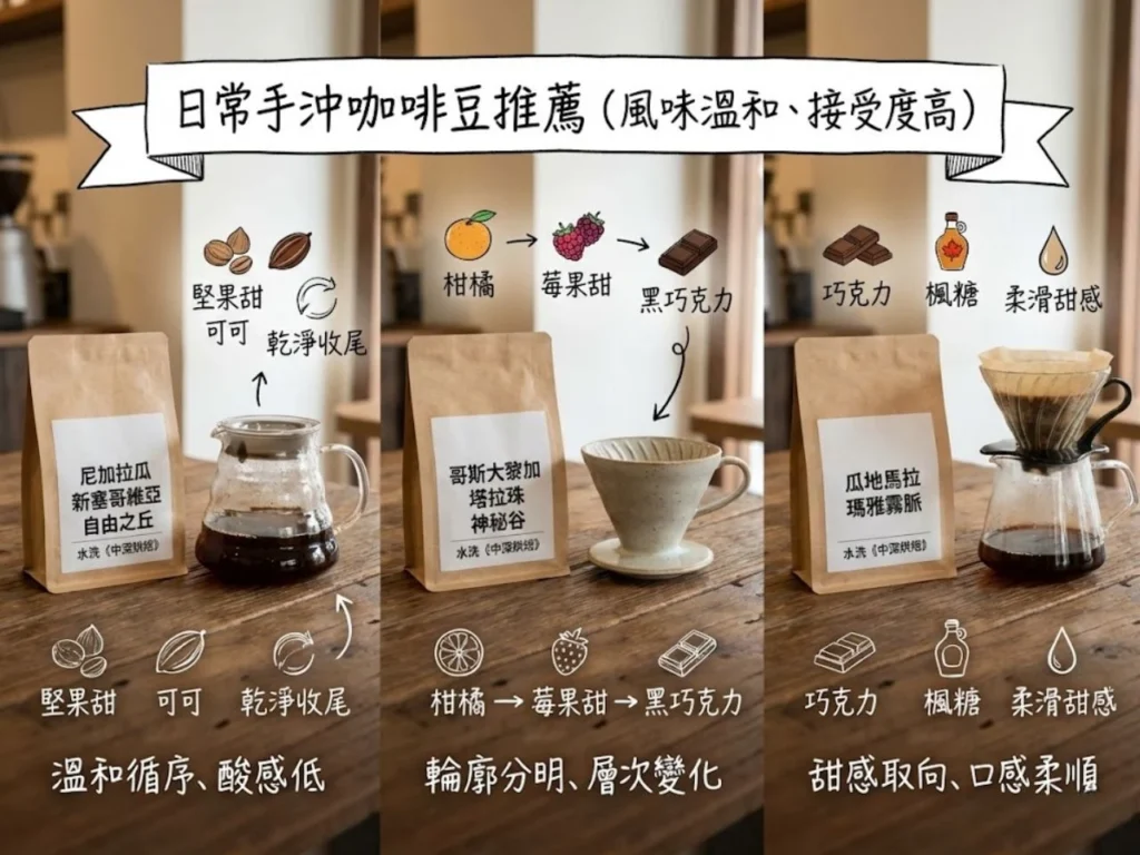 手沖咖啡豆推薦 咖啡豆推薦 日常手沖咖啡豆 手沖咖啡豆怎麼選 美式咖啡豆推薦 什麼咖啡豆適合手沖