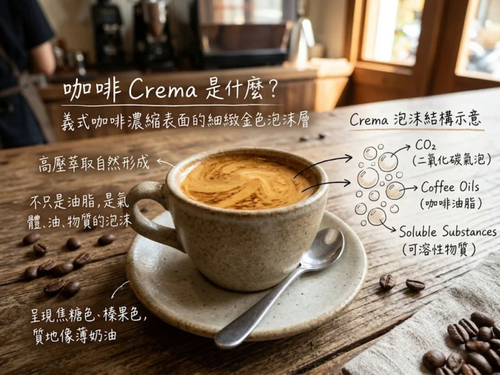 咖啡Crema Crema是什麼 咖啡油脂 義式咖啡Crema