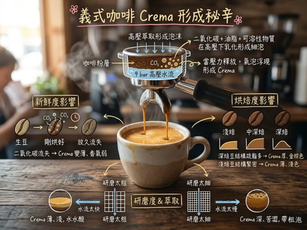 咖啡Crema Crema是什麼 咖啡油脂 義式咖啡Crema