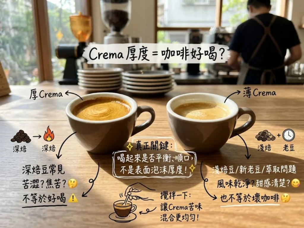 咖啡Crema Crema是什麼 咖啡油脂 義式咖啡Crema