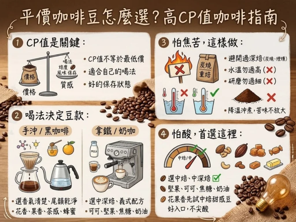 2026平價咖啡豆推薦 平價咖啡豆推薦 咖啡豆推薦 Dcard咖啡豆推薦 PTT咖啡豆推薦 高CP值咖啡豆 新手咖啡豆推薦 上班族咖啡豆 手沖咖啡豆推薦 拿鐵咖啡豆推薦