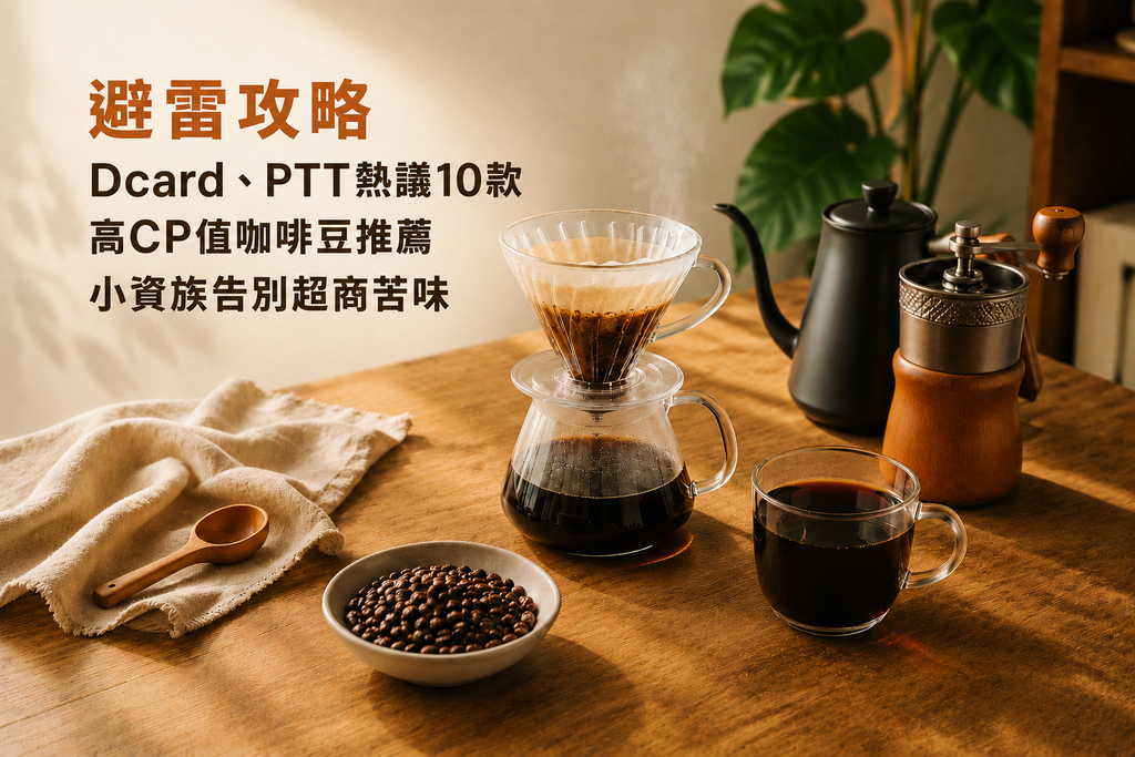 避雷攻略｜Dcard、PTT熱議10款高CP值咖啡豆推薦，小資族告別超商苦味