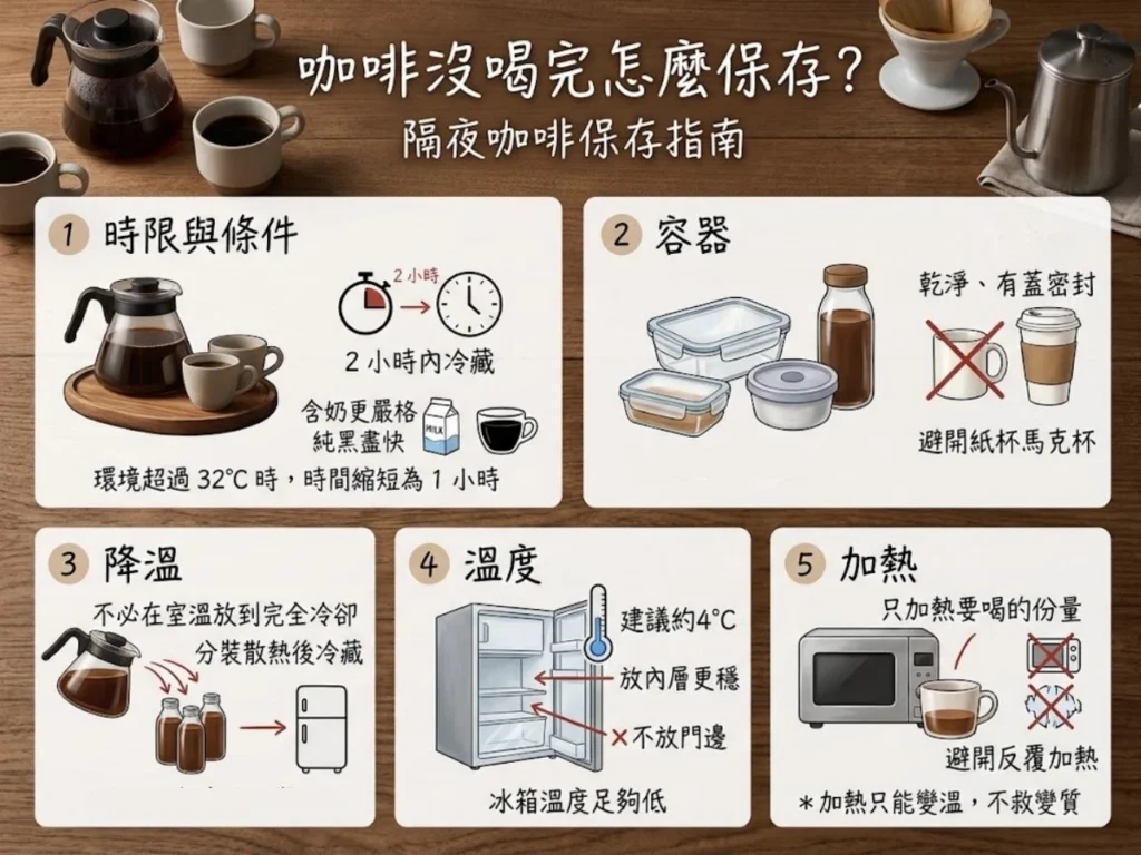 咖啡可以放隔夜嗎 隔夜咖啡可以喝嗎 黑咖啡隔夜 拿鐵放隔夜 咖啡放冰箱 咖啡保存時間 冰咖啡隔夜 冷萃咖啡保存 拿鐵可以放多久 隔夜咖啡加熱