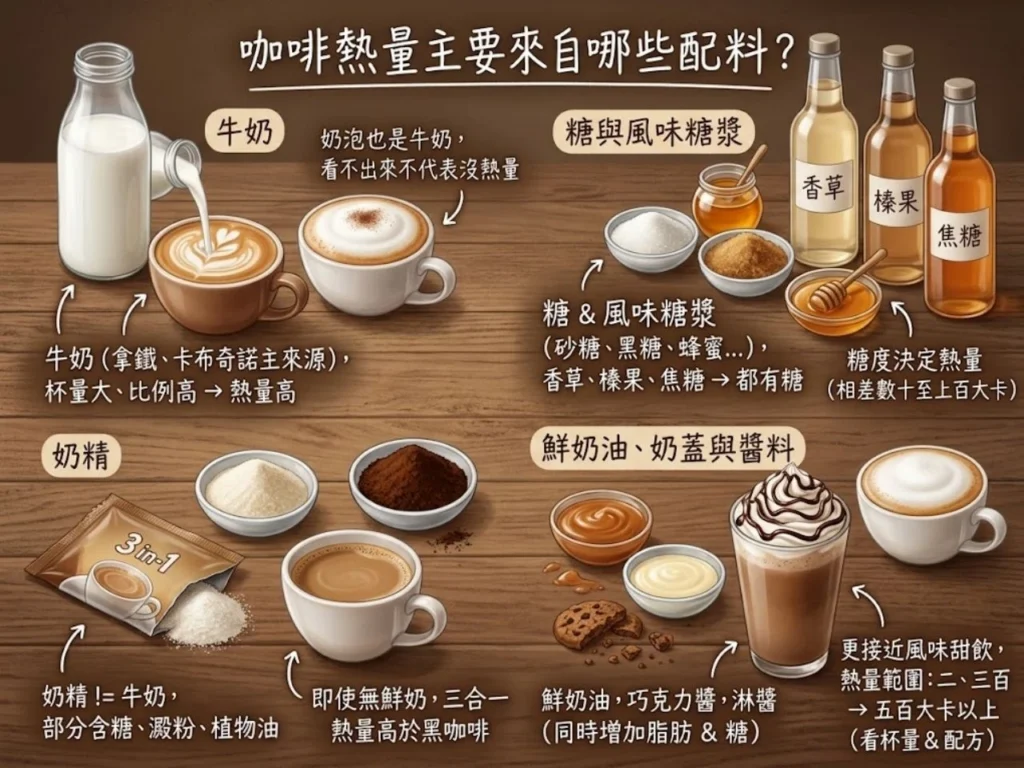 黑咖啡熱量 美式咖啡熱量 拿鐵熱量 咖啡熱量 無糖咖啡熱量 加糖咖啡熱量 冰美式熱量 黑咖啡會胖嗎 減肥可以喝咖啡嗎 低熱量咖啡