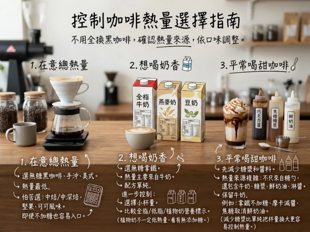 黑咖啡熱量 美式咖啡熱量 拿鐵熱量 咖啡熱量 無糖咖啡熱量 加糖咖啡熱量 冰美式熱量 黑咖啡會胖嗎 減肥可以喝咖啡嗎 低熱量咖啡