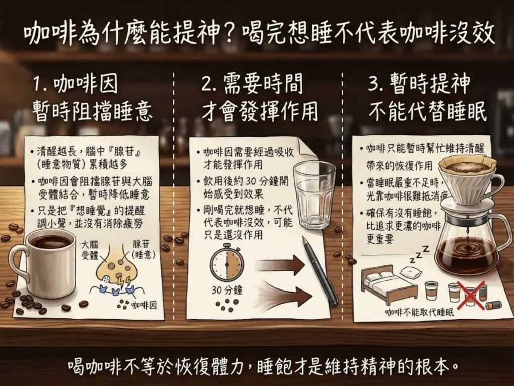 喝咖啡反而想睡覺 咖啡不提神 喝咖啡想睡覺 喝咖啡越喝越累 咖啡因耐受性 喝咖啡沒感覺 咖啡喝了沒用 咖啡因多久有效 喝咖啡還是想睡 喝咖啡提神