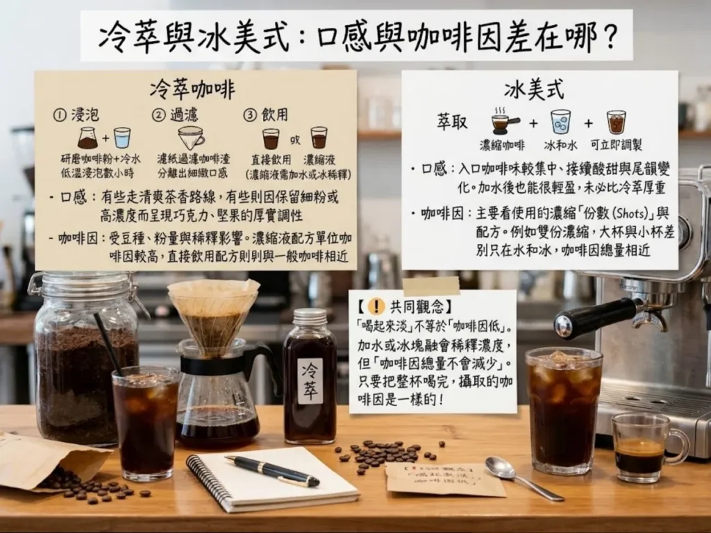 冷萃咖啡和冰美式差別 冷萃咖啡 冰美式 冷萃咖啡因 冷萃咖啡比較不酸 冷萃和美式差別 冷萃咖啡口感 冰美式咖啡因 冷萃咖啡豆推薦 冷萃咖啡和冰滴差別